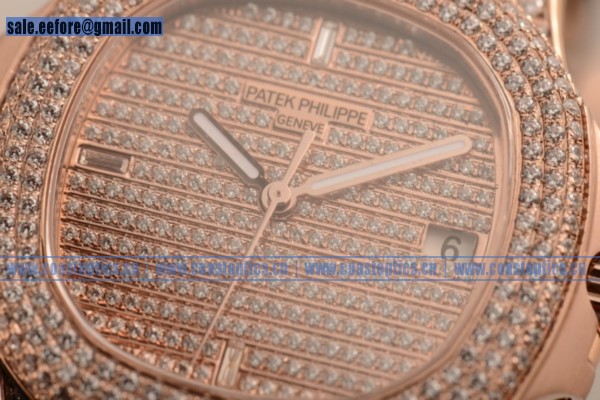 1:1 Replica Patek Philippe Nautilus Watch Rose Gold 5719/3GL (AAAF)